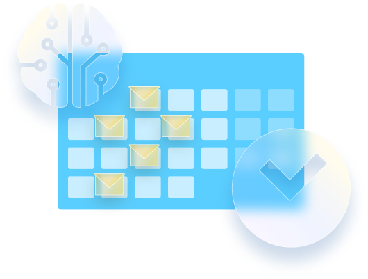 Optimize message frequency through individual calendar for each subscriber